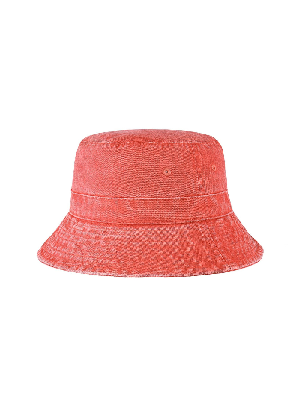 Hot Summer Bucket Hat Trendy Cotton Sun Cap for Beach Golf | Scarlet | Size OS